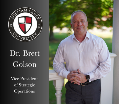 Dr. Brett Golson, Vice President of Strategic Operations